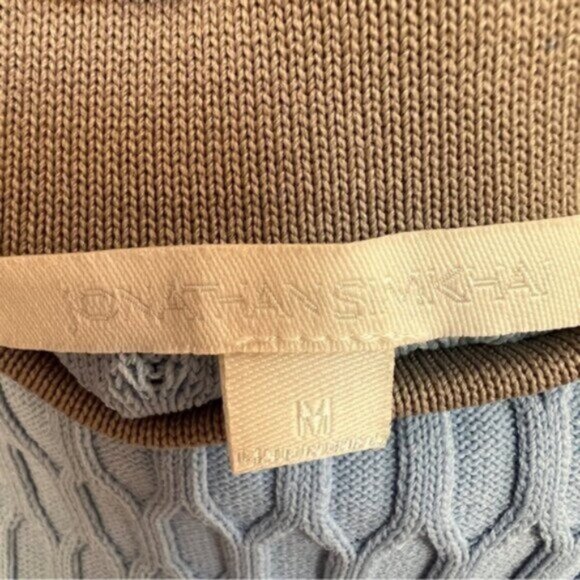 JONATHAN SIMKHAI  * Hex Color Blocked Skirt EUC Midi M - Picture 6 of 10